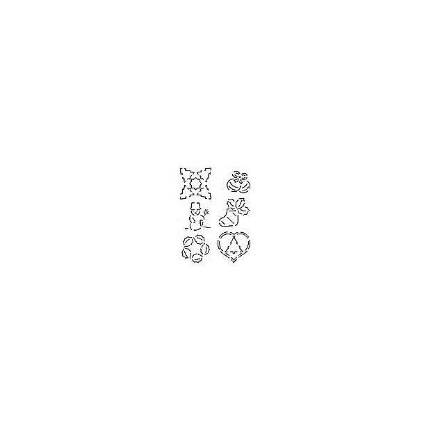 Block Christmas Assortment, 7.6 cm