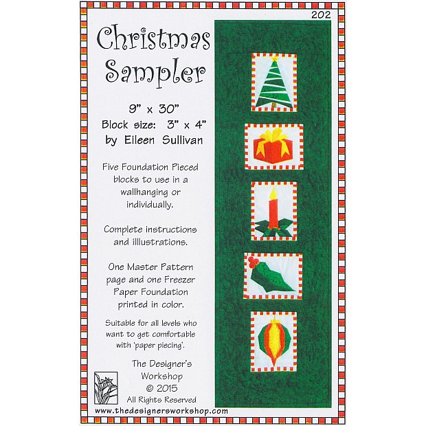 Christmas Sampler 23 x 76 cm (9'' x 30'')