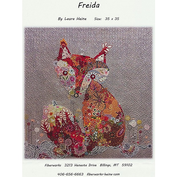Freida Fox collage quilt pattern 