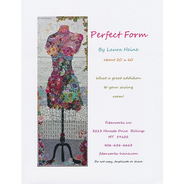 Perfect Form collage quilt pattern 