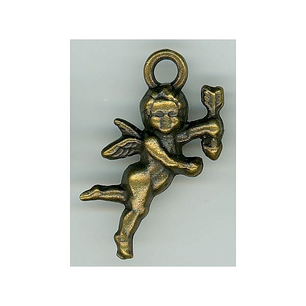 Angel, Zipper pull, metal 16 x 24 mm