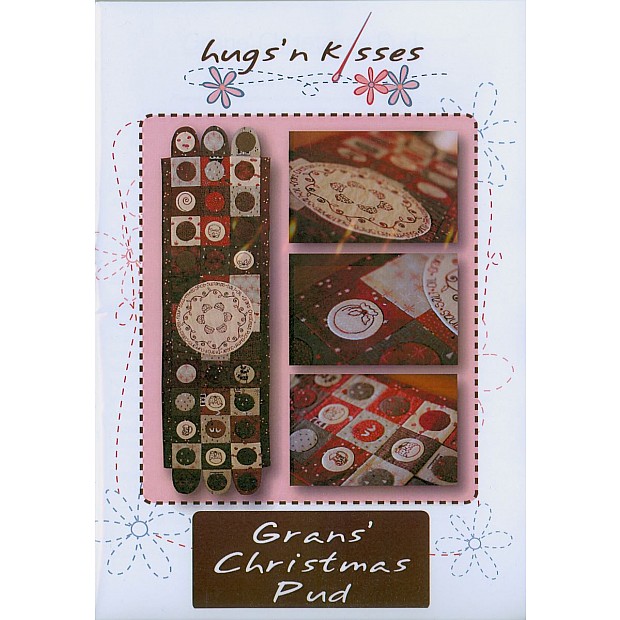 Grans' Christmas Pud (tablerunner)