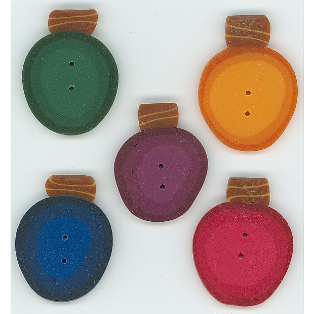 Santa's Coming Tea Towel Button Kit