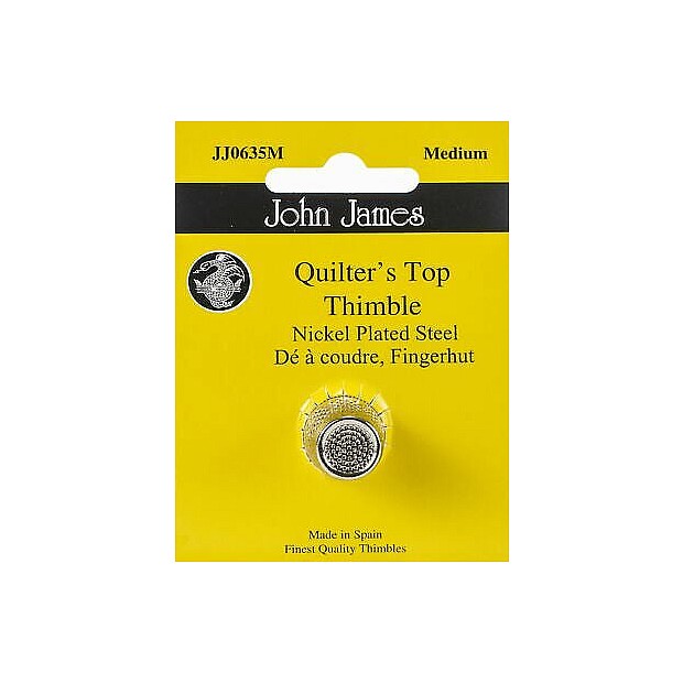 Crimped Quilter's Top Thimble MEDIUM