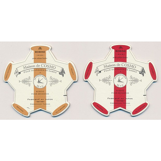 2 Cosmo Floss Bobbin Pentagons