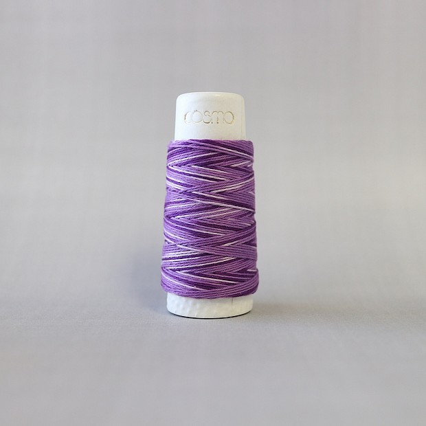 Hidamari Sashiko Yarn Blueberry Yogurt 30 m