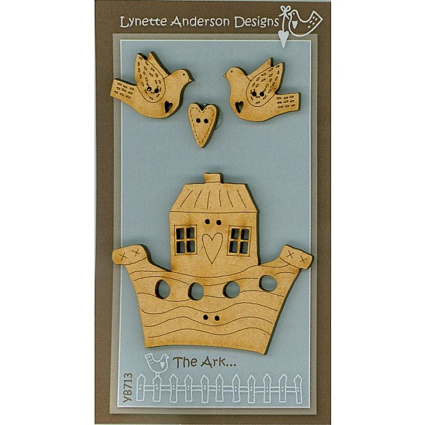 The Ark ... 4 wooden buttons