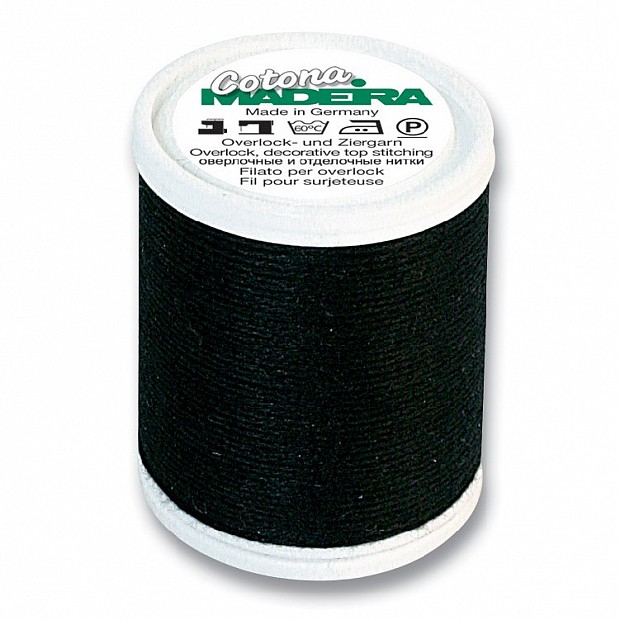 Madeira Overlock No. 4 (thick, black)