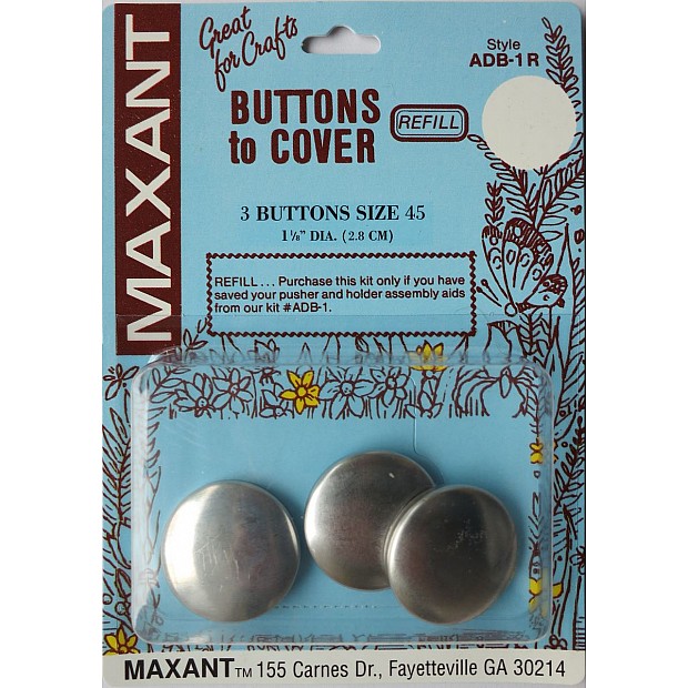 Refill, 6 Buttons to Cover 28mm, no tool