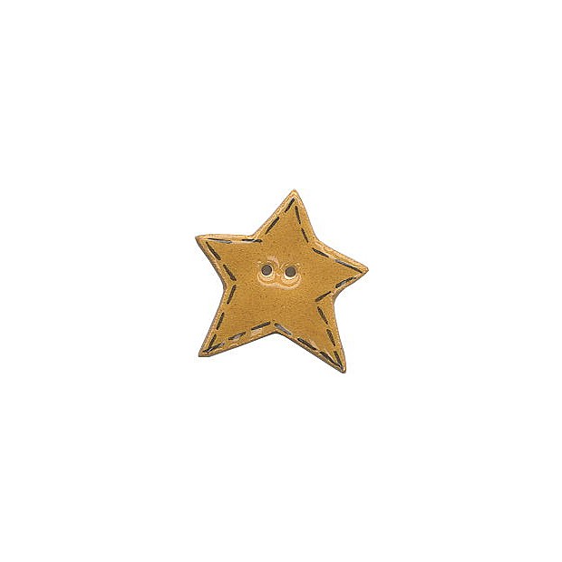Gold Star Quilt Stiched