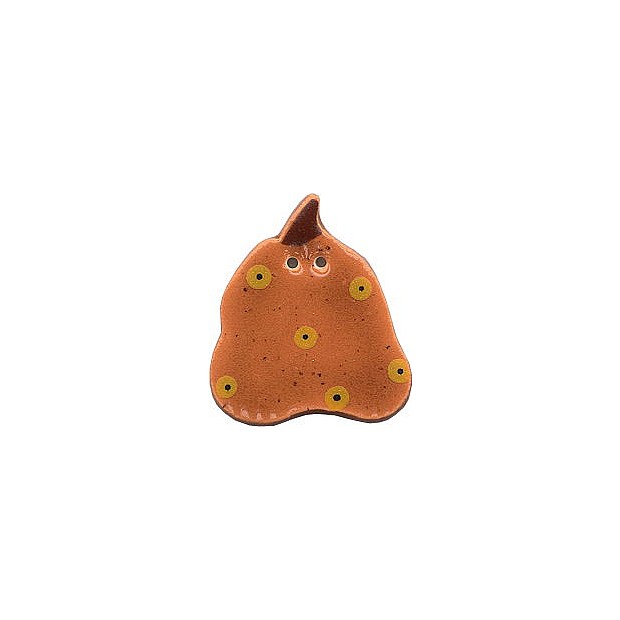Pumpkin with Gold Dots