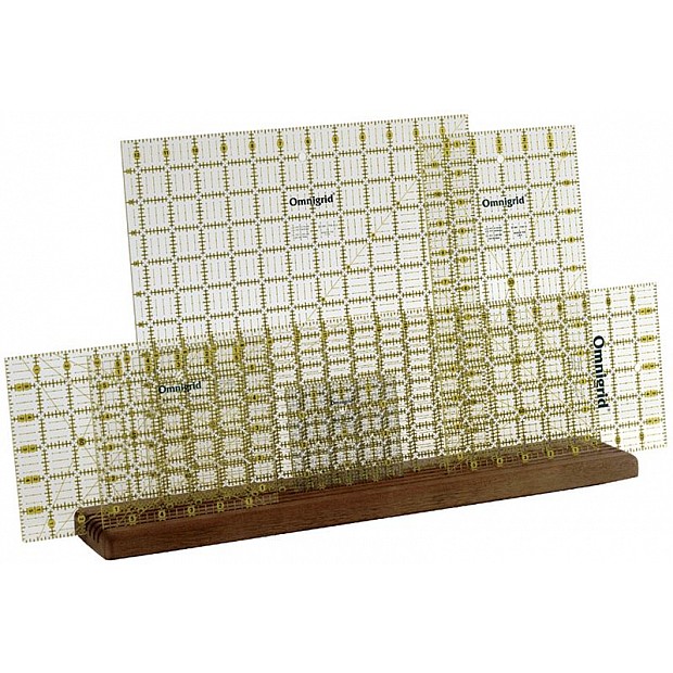 Omnigrid Ruler Rack, wooden, 5 Slot