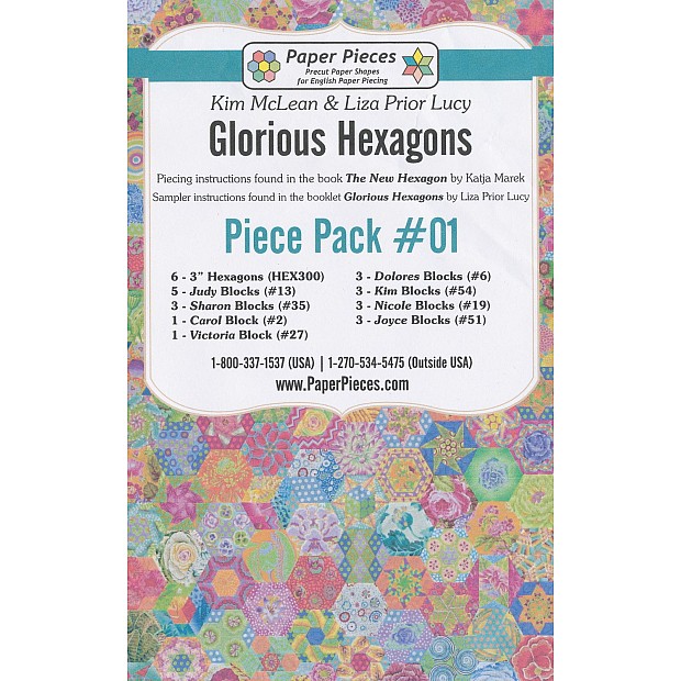 Glorious Hexagons Paper Pieces Pack #01