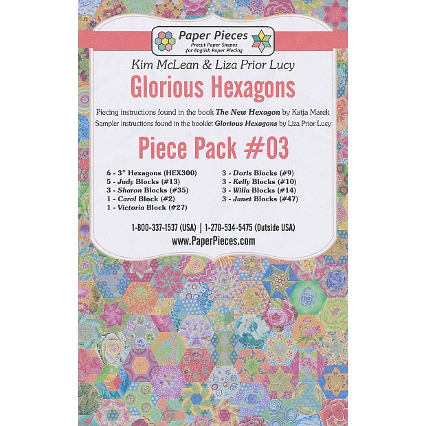 Glorious Hexagons Paper Pieces Pack #03