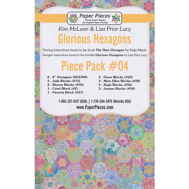 Glorious Hexagons Paper Pieces Pack #04