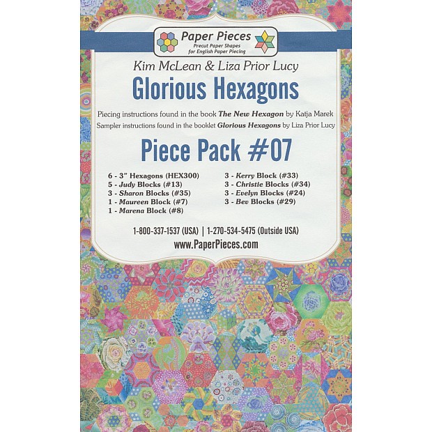Glorious Hexagons Paper Pieces Pack #07
