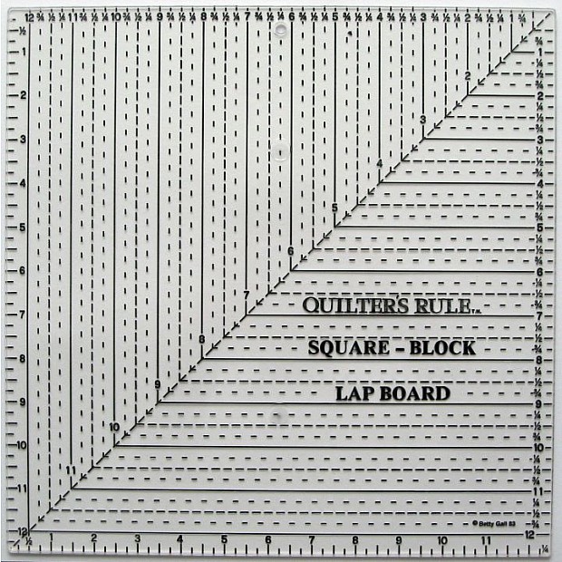 Quilter's Rule 12.5 x 12.5"