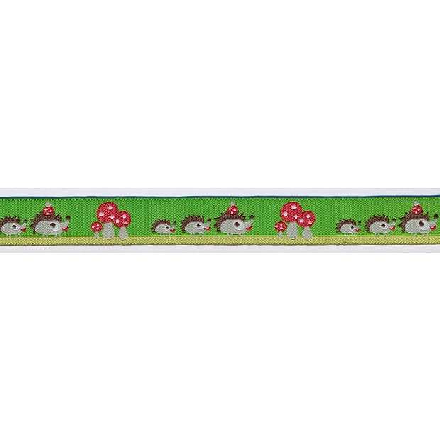 Hedgehog ribbon 16 mm white