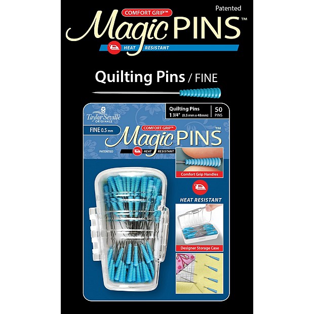 Tailor Mate Magic Fine Pins Patchwork 50pc