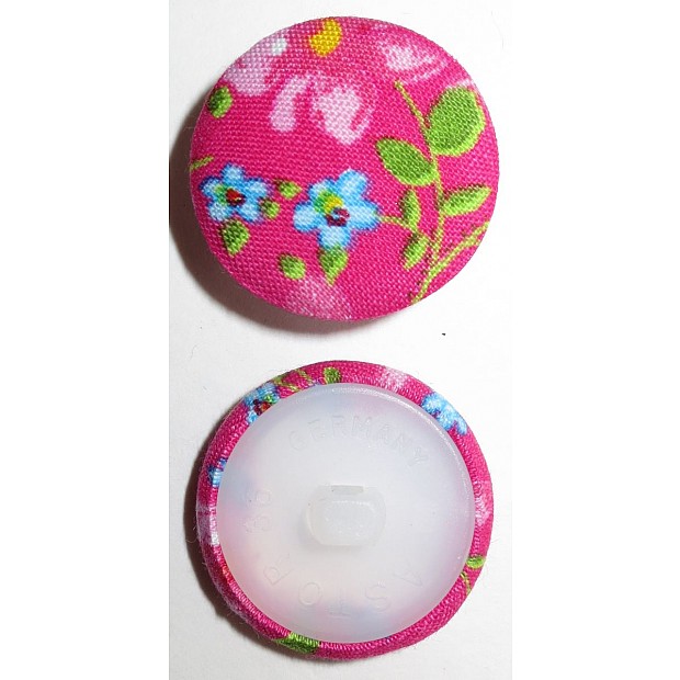 Button fabric covered w. shank 23 mm
