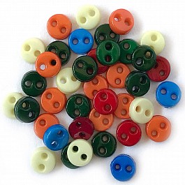 Micro Buttons Primary Colors 4mm