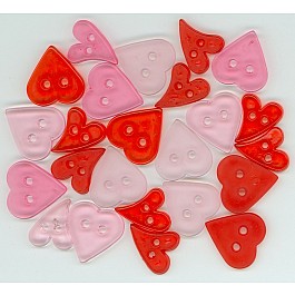 Sweetheart Hearts 1.6 cm, approx. 20 pcs