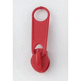 6 pcs Make-A-Zipper Pulls, red, size 3