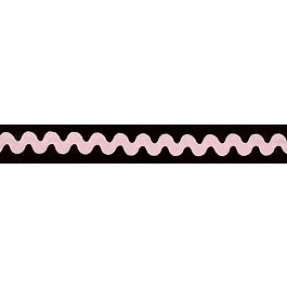 0.95 cm Ric Rac Zick-Zack Band lt pink