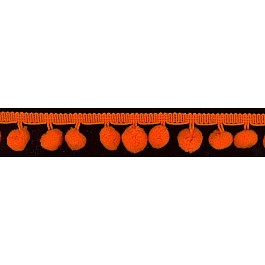 10 mm Ball Fringe Ribbon 25 mm wide
