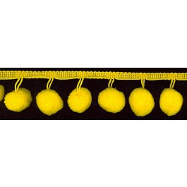 25 mm Ball Fringe Ribbon 38mm wide