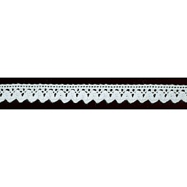 Alma Cluny Lace Ribbon 1.8 cm white