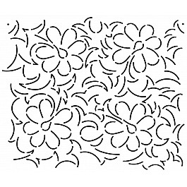 Tropical Vine Stipple, 20.3 x 24 cm