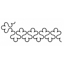 Spring Leaf Border, 10 cm