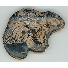 Biber (Beaver Button) 22 x 27 mm