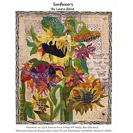 Sunflowers Collage Pattern