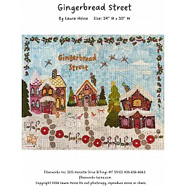 Gingerbread Street collage quilt pattern 