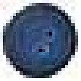 Blue Ken Button (6 mm)
