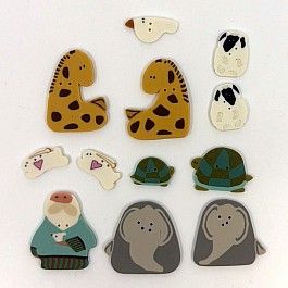 Love Is Noah Stitchery Quilt Buttons Kit