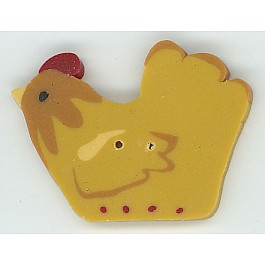 Large French Hen (30 x 23 mm)