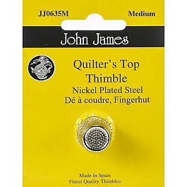Crimped Quilter's Top Thimble MEDIUM