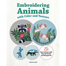 Embroidering Animals with Color and Texture