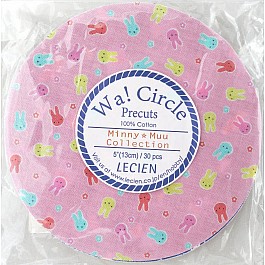 30 pcs Minny Muu Wa! Circles 5'' (12.7 cm) diameter