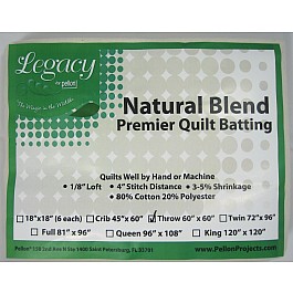 Legacy Cotton Mix Batting A-60 152x152cm