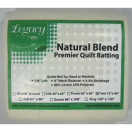 Legacy Cotton Mix Batting A-72 182 x 244 cm