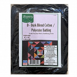 Legacy DARK Cotton Mix Batting D906P