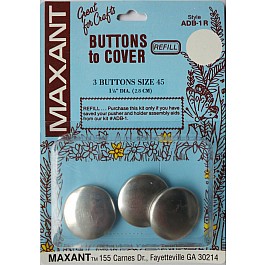 Refill, 6 Buttons to Cover 28mm, no tool