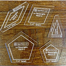 La Passacaglia 5 pcs Acrylic Template Set