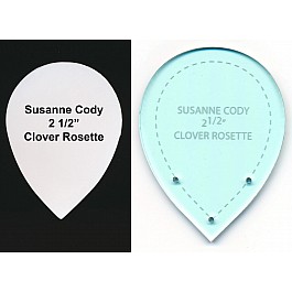 100 Paper Pieces Susanne Cody Clover 2 1/2'' + 1 Template