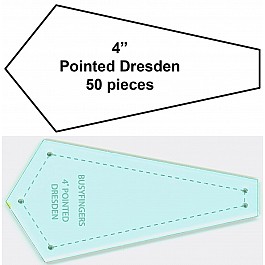 Paper POINTED Dresden 4'' + Template