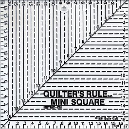 Metric Mini Square 17 x 17 cm black